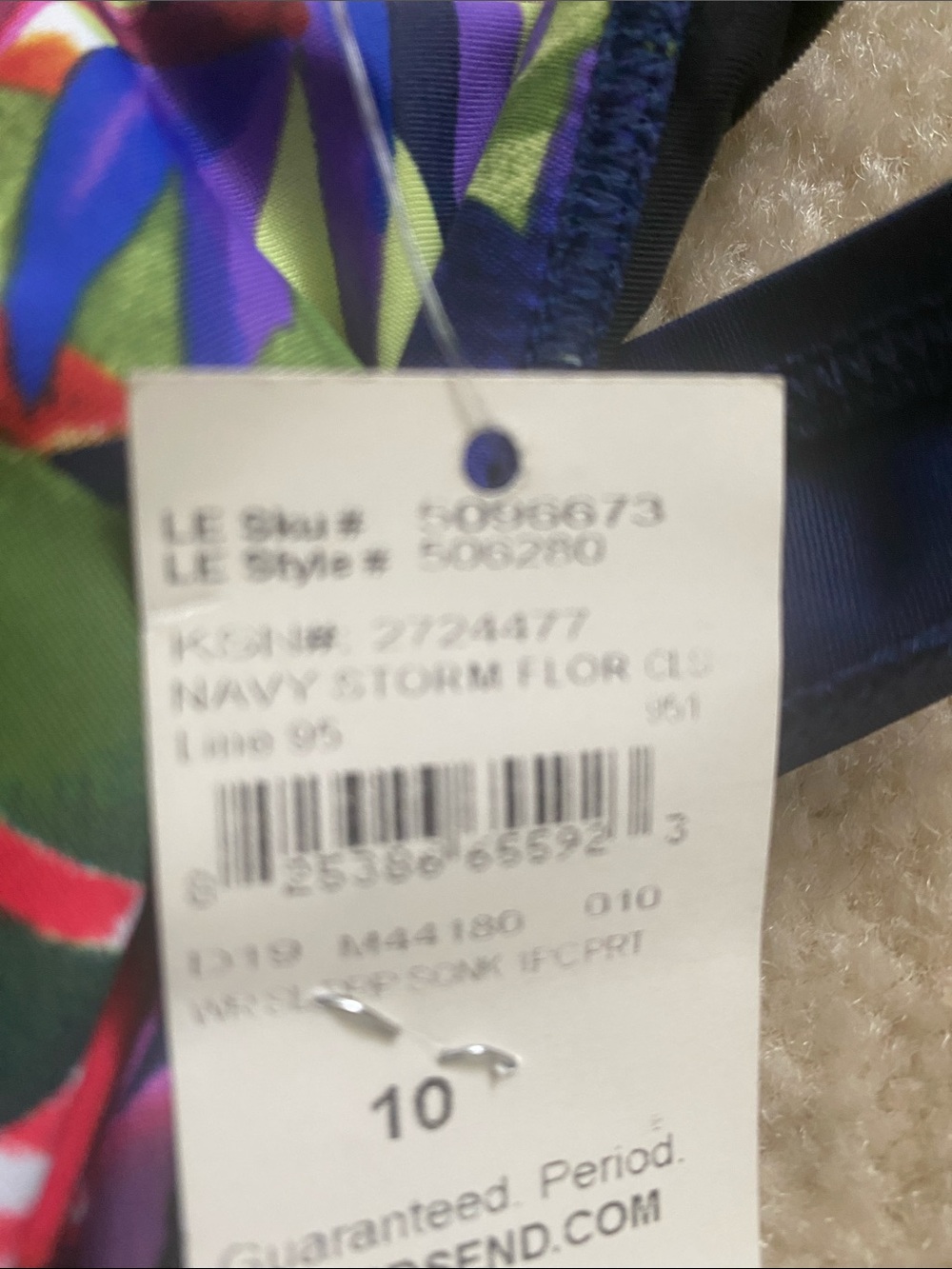 Lands end NWT size 10 one piece swimsuit - Picture 8 of 8